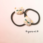 猫ちゃんヘアゴム