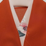 【新品】有名作家手描き友禅シルク半衿