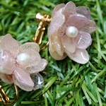 花ふわり　紫陽花　イヤリング　