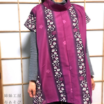 襟付きチュニック*桜/着物リメイク