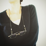 【再販】エレガント グラスコード〜ゴールドパーツ〜