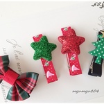 [ＳＡＬＥ]クリスマスのヘアクリップセットＢ☆キッズ　ベビー