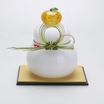 noahmina様だけが購入出来る品。【年内お届け・受注後制作販売】吹きガラス鏡餅（赤実松）