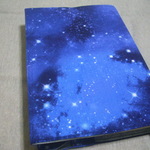 再販★Ａ5ソフトカバー用21.5㎝ブックカバー★宇宙