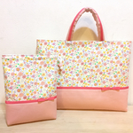 《atsuko10様オーダー品》花柄リボン♡花柄×ピンクストライプ セット