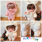 【再販♡】メルちゃんもこもこつなぎ