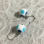 和風ピアス【青】