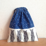 くまさん★星  お着替え袋