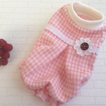 ギンガムチェックのバルーンタンク