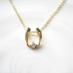 New Horse Shoe Gold Necklase