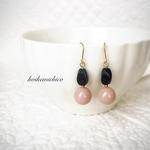  【SALE】ヌーディーローズレトロピアス