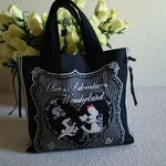 ●専用ページM☆ アリスバッグ👜【不思議の国のアリス♪】パネル柄ストライプ 