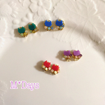 にゃんこのイヤーカフ*グリーン