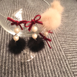 冬の幸せ♡ほわほわピアス