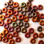【小分パック】【オービーズ/o-beads】パープルアイリスゴールド:直径3.8×1ミリ/約2.5g(70－75ヶ)