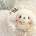 マルチーズちゃんバッグチャーム＊コサージュ♪　