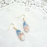 New   夕暮れ時の雪だるま   winter雫シリーズ   ピアス/イヤリング