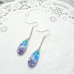 New   雫の中の宇宙  winter雫シリーズ   ピアス/イヤリング