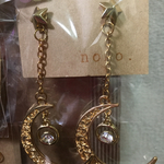 閉店セール！！星と月のキラキラピアス