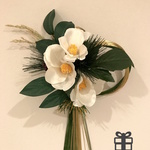 お正月お飾り　しめ縄（ホワイト）