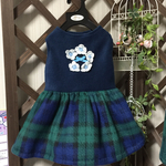 ふわふわお花のワンピース