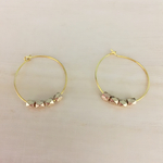 メタルフープピアス