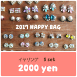 【5点セット・メッキイヤリング】2017 HAPPY BAG イヤリング福袋