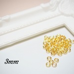 【送料無料】3mm 丸カン ゴールド 300個 パーツ 素材 材料