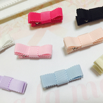 ２つで330円♡グログランリボンのヘアクリップ୨୧