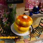 ホットケーキ三段重ね　