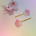 ○再販６○　桜咲く。練りきりのヘアピンセット