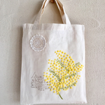 ふわふわミモザの羊毛刺繍トート♡♡♡