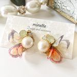 Orange Butterfly Feminine pierce