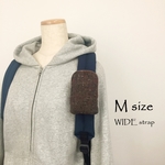 リュックに付けるポーチ【Ｍ・ワイドストラップ・秋冬限定ウール】mimiリュックポーチ キッズケータイケース カードケース キーケース ウォークマンケース モバイルバッテリーケース ガラケー携帯ケース