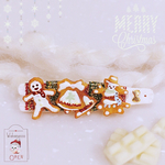 White X'mas↟ホワイトチョコのアイシングクッキープレート(ミニチュア・ドールハウス)
