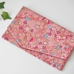 ふくさ・通帳ケース・チケット袋　桜と蝶