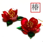 椿 ピアス/イヤリング