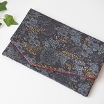 ふくさ・通帳ケース・チケット袋　源氏車と菊