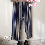 細見え♠️履き心地楽ちんスッキり リラックスpants♣️stripe 