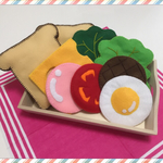 【送料込】フェルトでおままごと♪トーストサンド