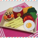 【送料込】アンパンマン★ハンバーガー&ポテトセット