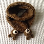 アニマル・マフラー（ふわチョコ熊）