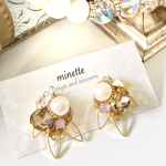 ビジュー&パール♡otonaピアス
