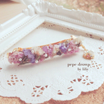 先取り♡ドライフラワーの2wayバレッタ