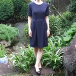 anno first dress ネイビー 半袖