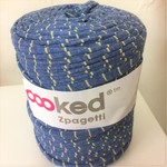 hooked 柄物　ブルーボーダー　フックドゥズパゲッティ