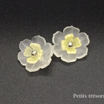 ガラスのような水仙＊イヤリング/ピアス