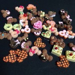 福袋!!【デコパーツアソート】可愛いお菓子デコパーツ　ランダム　10個