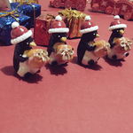 寝過ごしちゃったサンタペンギンさん