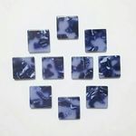 【四角形】 べっ甲チャーム  10個